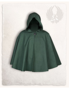 Capa corta con capucha 2