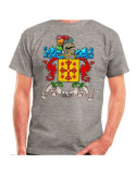 Personlig T-shirt med Heraldic Shield 1 Efternavn