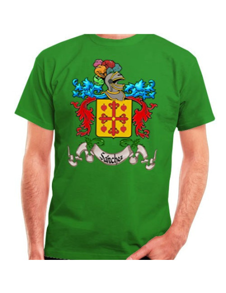 Personlig T-shirt Heraldic Shield 1 Efternavn