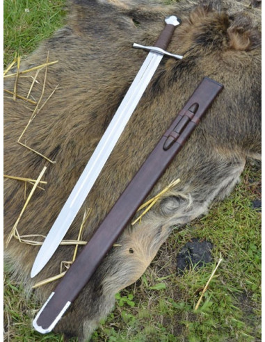 Achteckiger Knauf des gekreuzten Schwertes