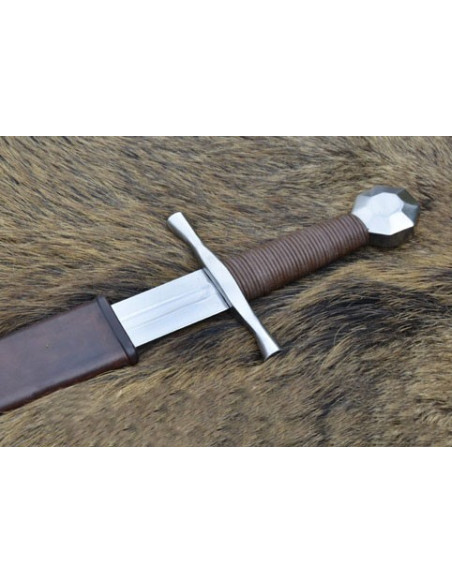 Crusader sværd ottekantet stang