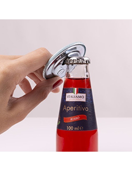 Vrijmetselaarsplaat flesopener met magneet