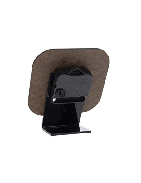 Quadratische Tempelritter-Tischuhr (12 x 12 cm).