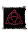 Kussen met Keltische Trisqueta, symbool van de vrouwelijke goddelijkheid