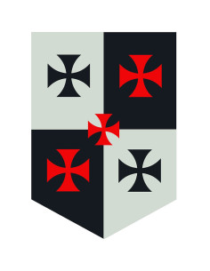 Estandarte Cuartelado Cruces Templarias