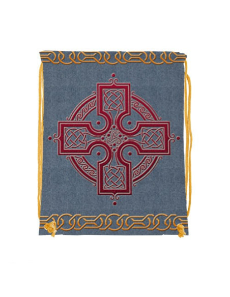 Mochila de cuerdas Trisqueta Celta (34x42 cms.)