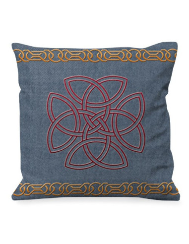 Trisquetas og Celtic Knots Pude