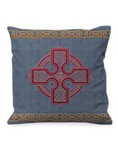 Trisquetas og Celtic Knots Pude