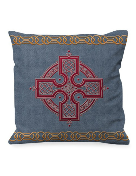 Trisquetas og Celtic Knots Pude