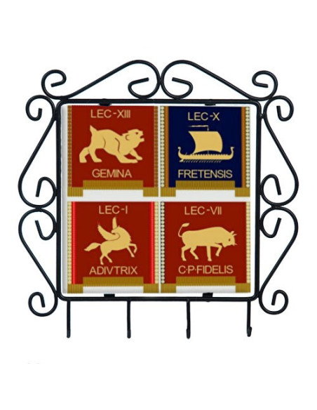 Sleutelhanger met symbolen van de Romeinse legioenen