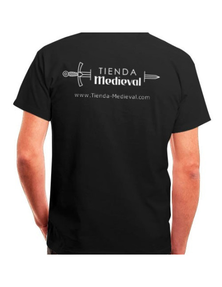 Sort T-shirt Middelalder-Shop