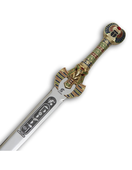 Egyptisch zwaard van Toetanchamon, 90 cm. Egyptisch zwaard van Toetanchamon, 90 cm.