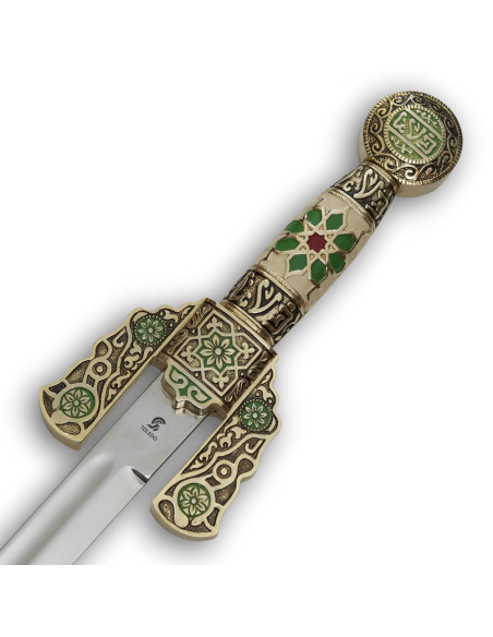 Espada Árabe decorada, 84 cms.