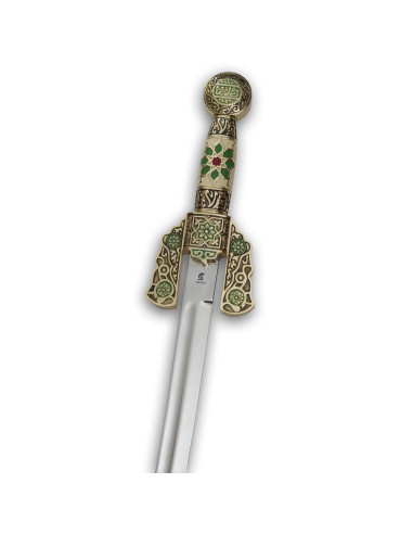 Espada Árabe decorada, 84 cms.