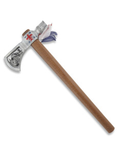 Dekorativ Tomahawk-økse "Crazy Horse", 41 cm. 2