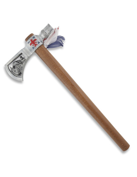 Decoratieve Tomahawk bijl "Crazy Horse", 41 cm.