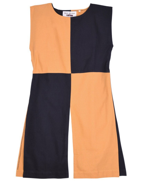 Medieval Quartered Surcoat sennep gul-sort