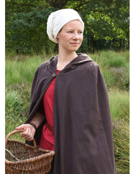 Middeleeuwse Burkhard Cape Unisex diverse kleuren