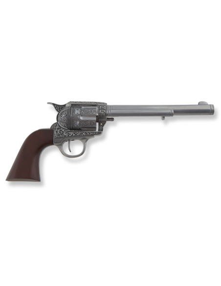 Colt 45 PeaceMaker Revolver, langer Lauf, 31,5 cm.