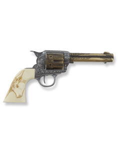 Colt 45 PeaceMaker Revolver Büffelschuppen, 27 cm.