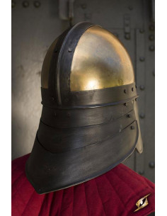 Deportes de combate medievales Armadura de casco de acero Buhurt Casco Kabuto japonés para SCA Juegos de rol Accesorios Sombreros y gorras Cascos Cascos militares 