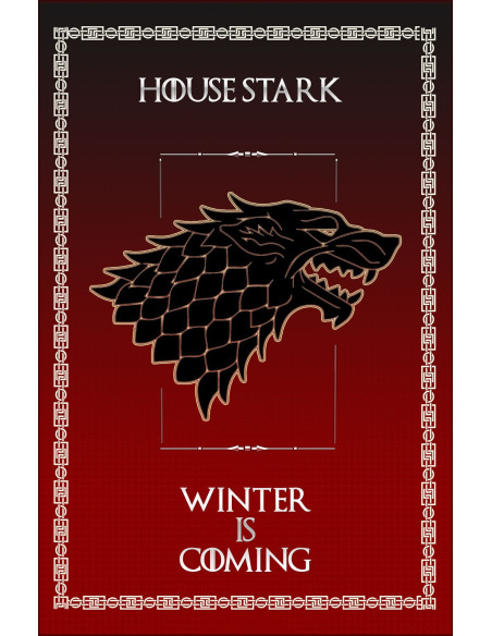 Banner Game of Thrones House Stark (75x115 cm.)