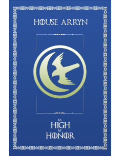 Estandarte Juego de Tronos House Arryn (75x115 cms.)