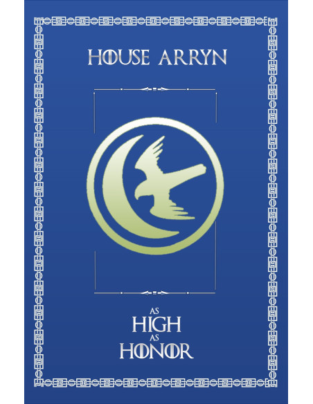 Banner Game of Thrones Huis Arryn (75x115 cm)