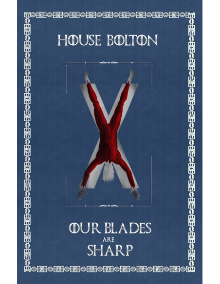 Banner Game of Thrones House Bolton (75x115 cm.)