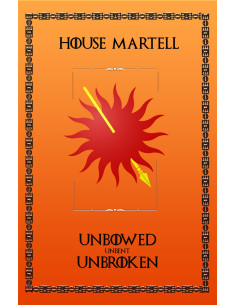 Estandarte Juego de Tronos House Martell (75x115 cms.)