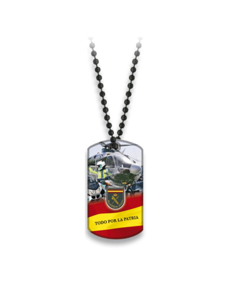 Platte mit Kugelkette Guardia Civil