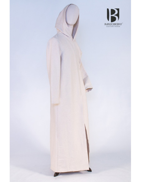 Renaud hætte tunika, råhvid