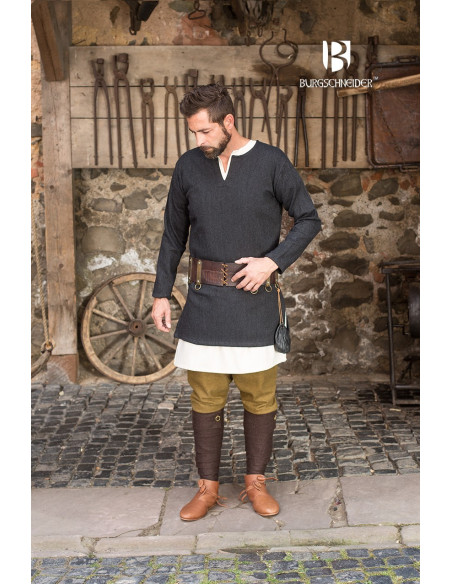 Tyr korte tuniek, zwartgrijs