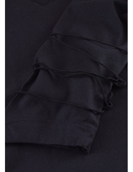 Mittelalterbluse Aila, schwarz