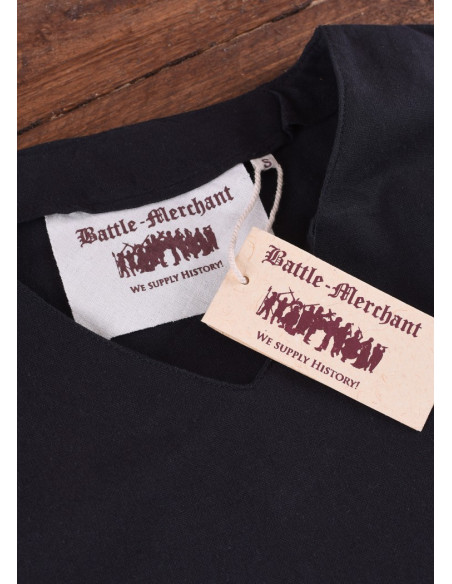 Mittelalterbluse Aila, schwarz
