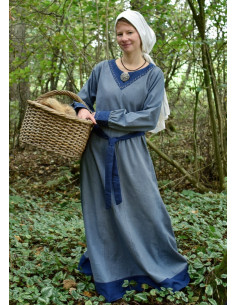 Wikingerkleid Jona, blau 2