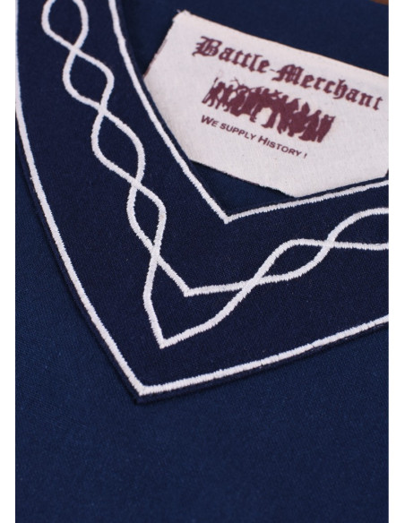 Mittelalterkleid Alvina, blau-weiß Mittelalterkleid Alvina, blau-weiß