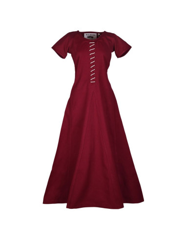 Middeleeuwse jurk met korte mouwen, Ava