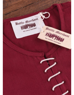 Middeleeuwse jurk met korte mouwen, Ava