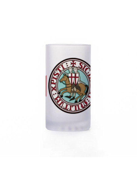 Bierpul Tempeliers, doorschijnend glas