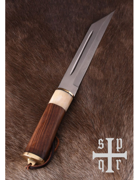 Scalexon met leren schede