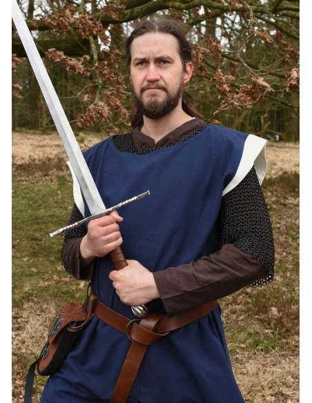 Túnica medieval Eckhart, azul