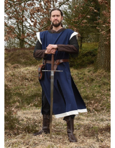 Túnica medieval Eckhart, azul 2