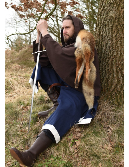 Túnica medieval Eckhart, azul