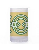 Celtic Knots Bierpul, doorschijnend glas