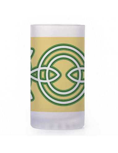 Celtic Knots Bierpul, doorschijnend glas