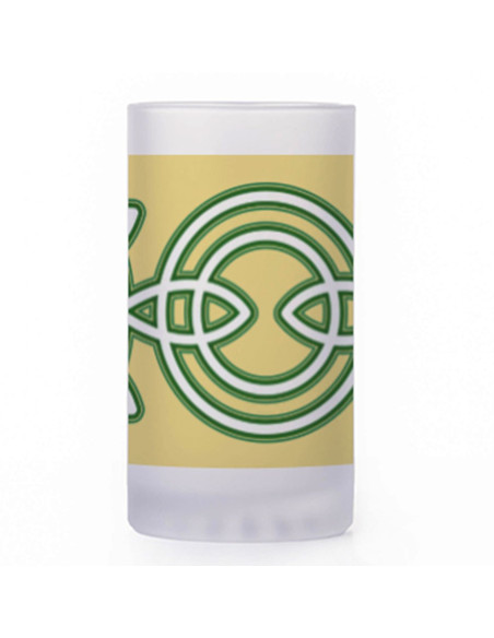 Celtic Knots Bierpul, doorschijnend glas
