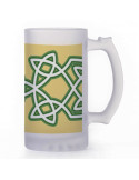 Celtic Knots Bierpul, doorschijnend glas