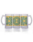 Celtic Knots Bierpul, doorschijnend glas