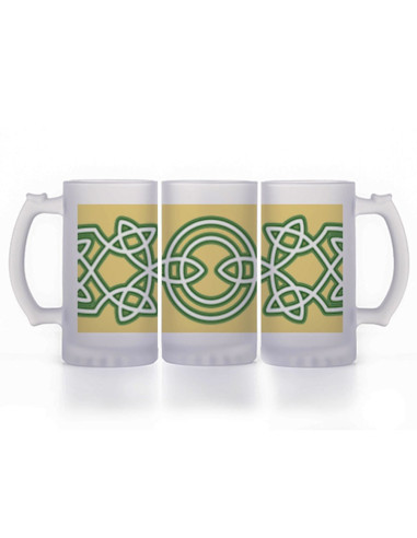 Celtic Knots Bierpul, doorschijnend glas